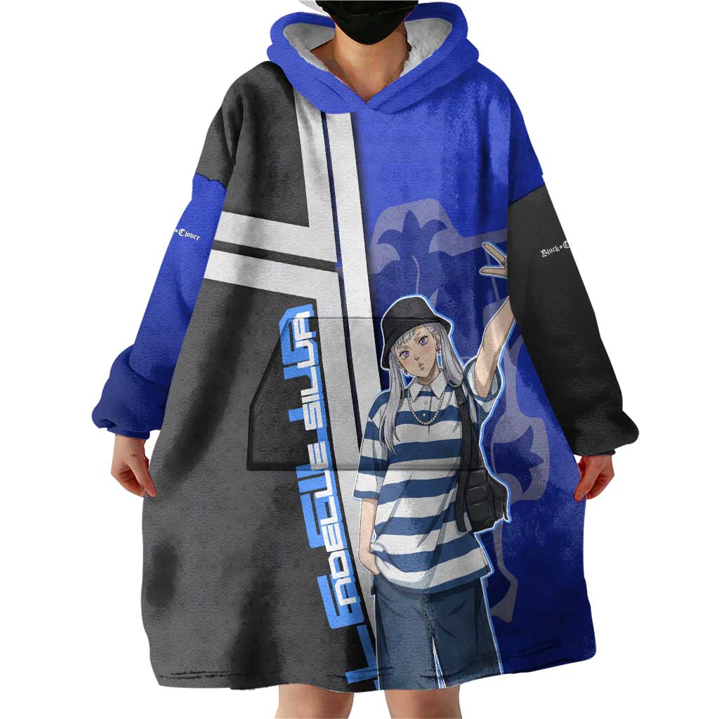 Black Clover Noelle Silva Wearable Blanket Hoodie Urban Streetwear Anime Style
