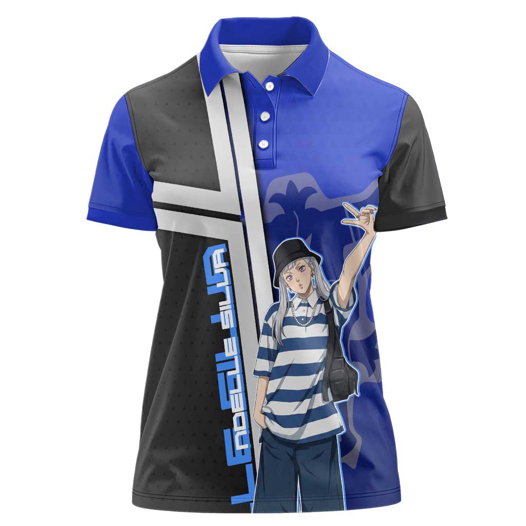 Black Clover Noelle Silva Women Polo Shirt Urban Streetwear Anime Style