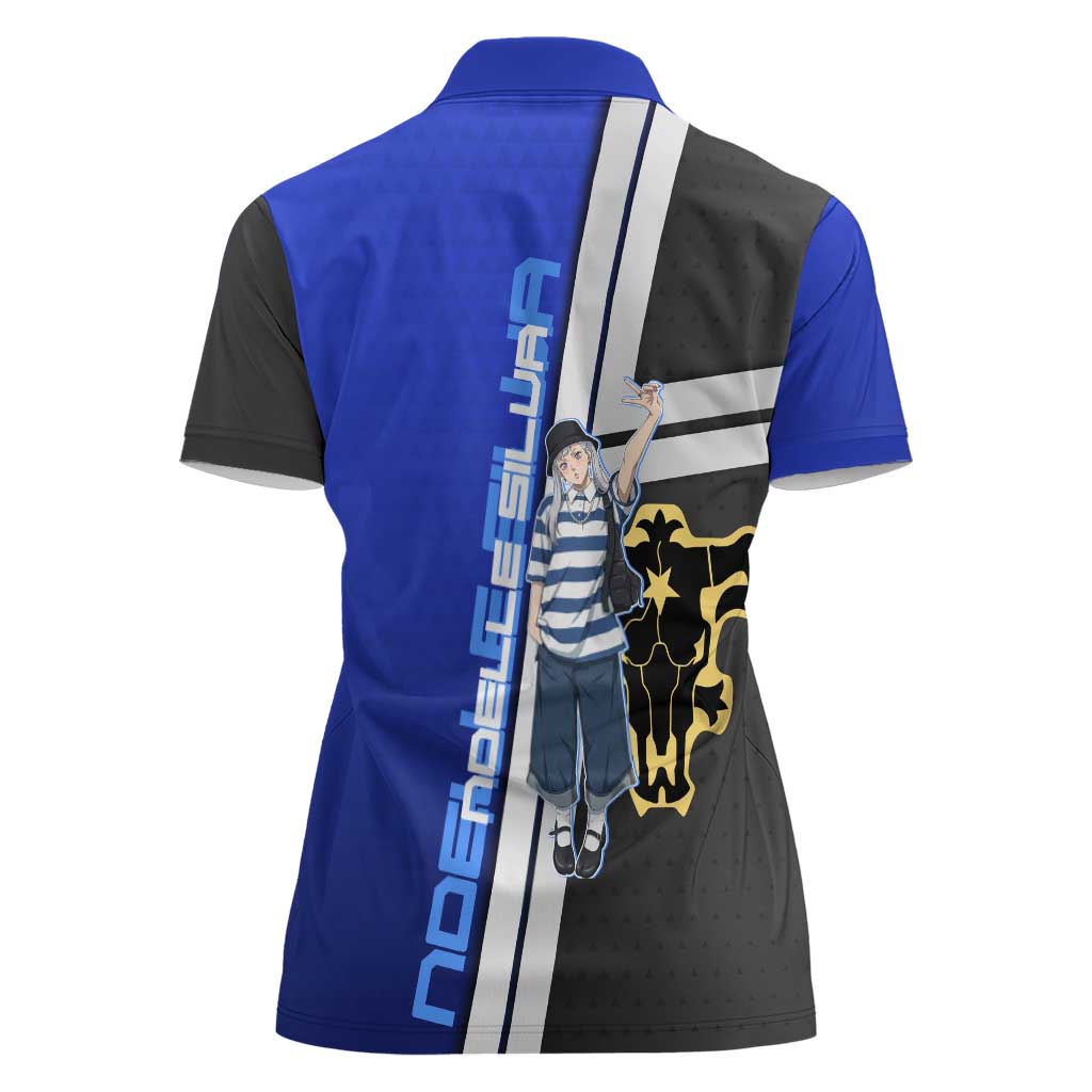 Black Clover Noelle Silva Women Polo Shirt Urban Streetwear Anime Style