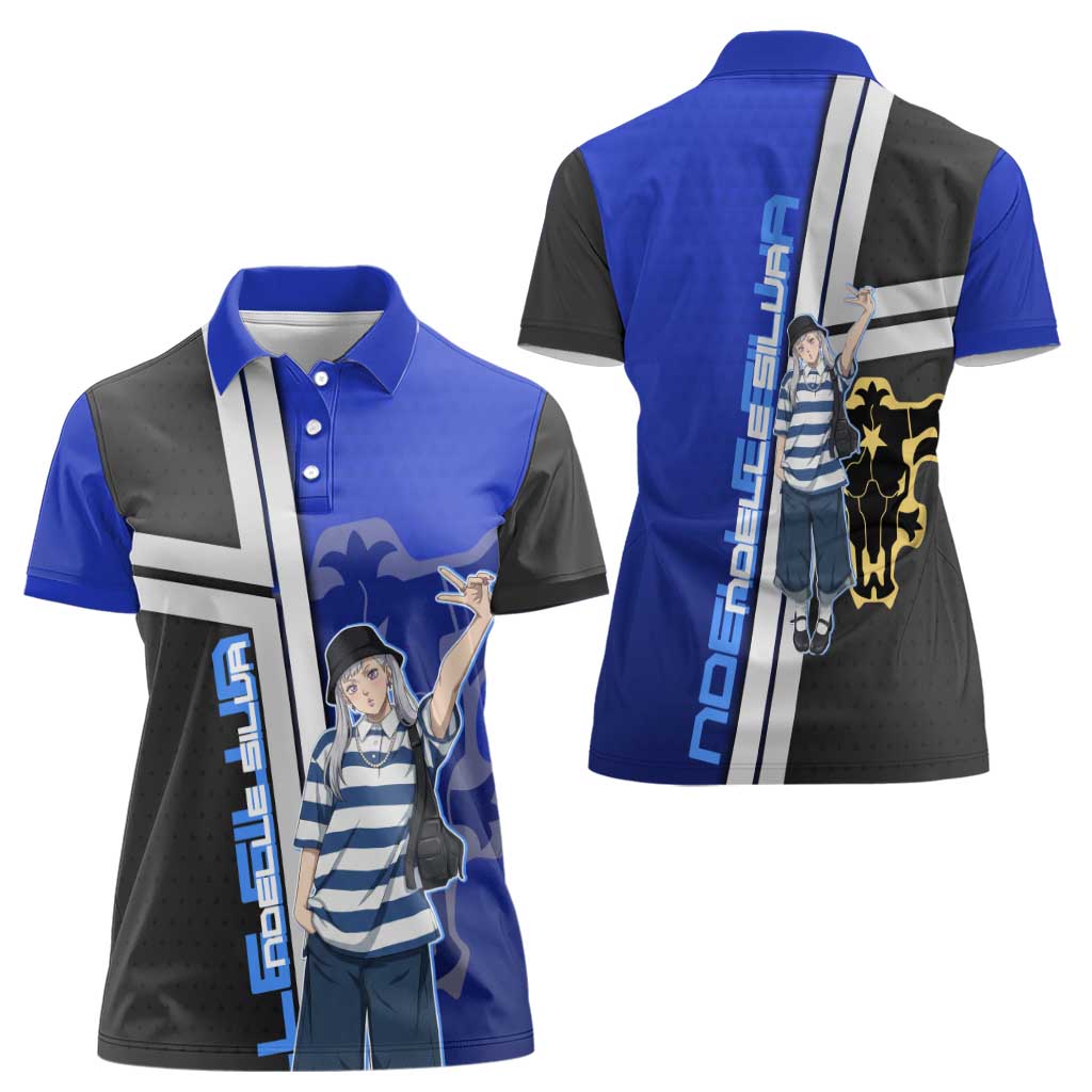 Black Clover Noelle Silva Women Polo Shirt Urban Streetwear Anime Style