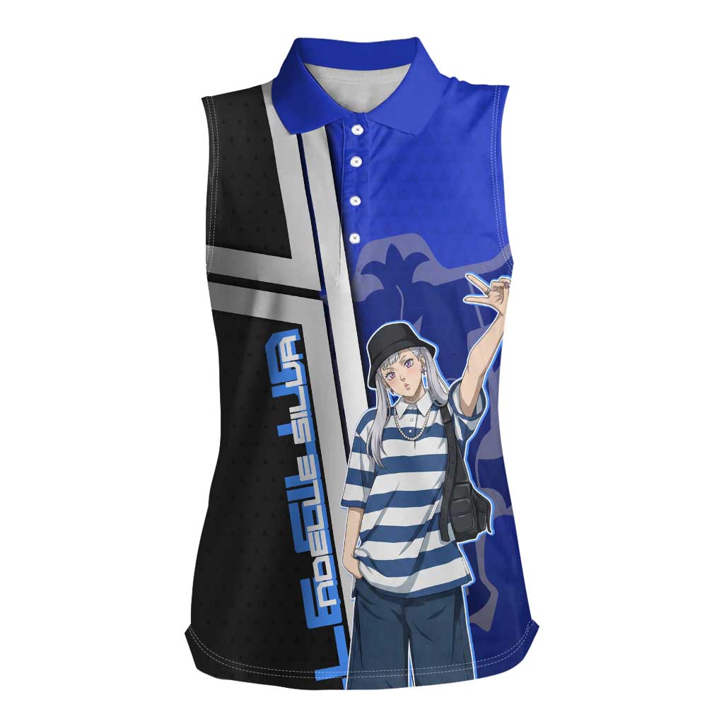 Black Clover Noelle Silva Women Sleeveless Polo Shirt Urban Streetwear Anime Style