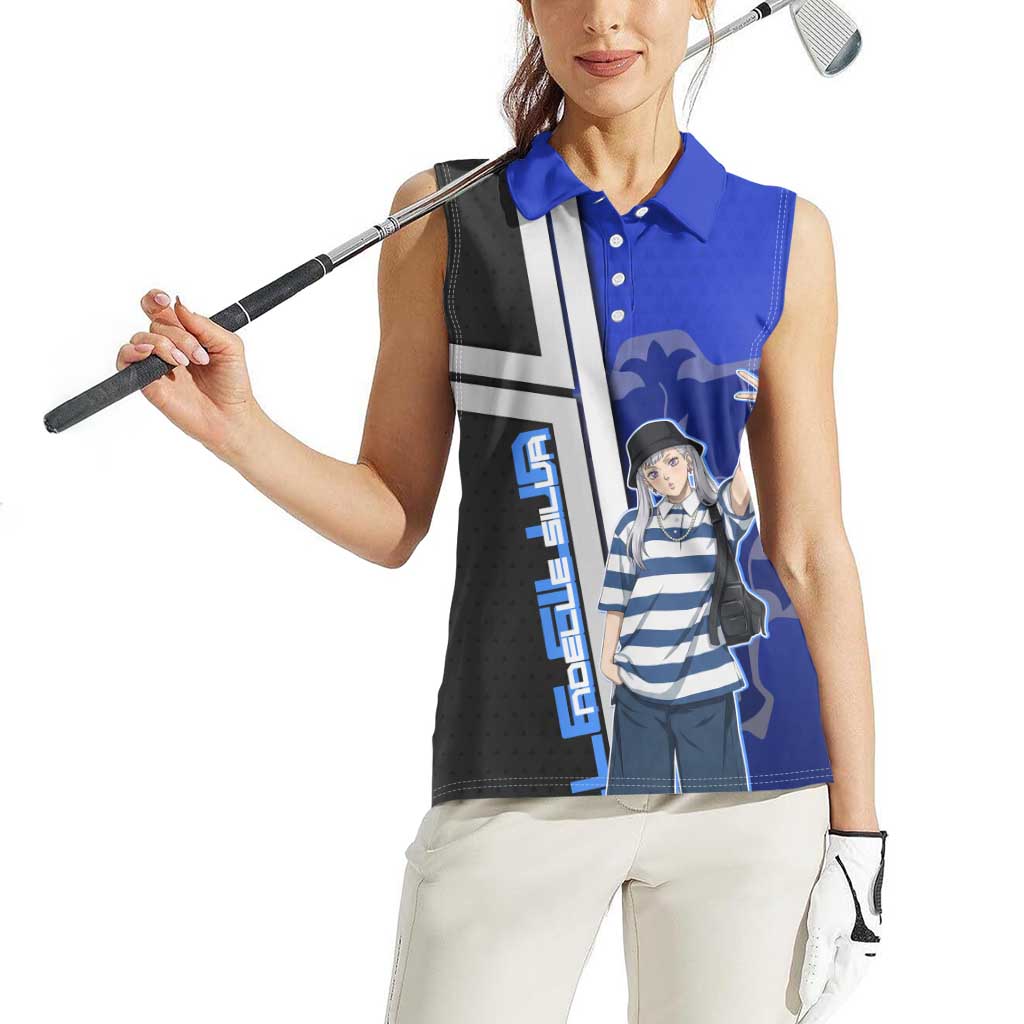 Black Clover Noelle Silva Women Sleeveless Polo Shirt Urban Streetwear Anime Style