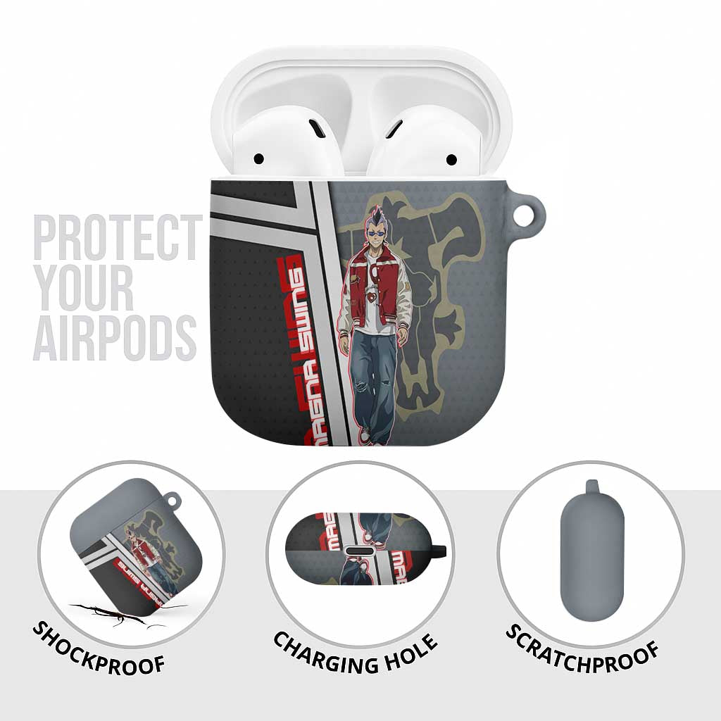 Black Clover Magna Swing AirPods Case Retro Anime Street Style