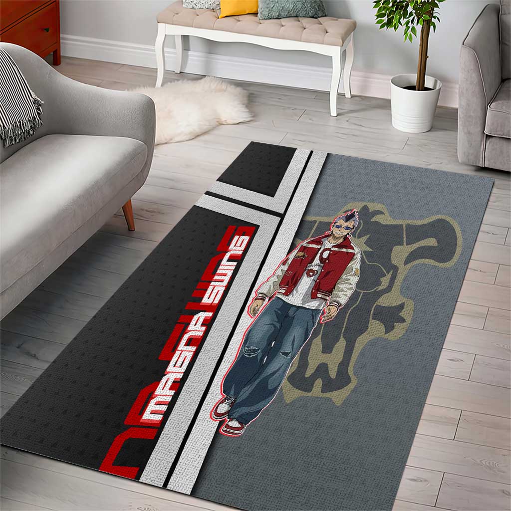 Black Clover Magna Swing Area Rug Retro Anime Street Style