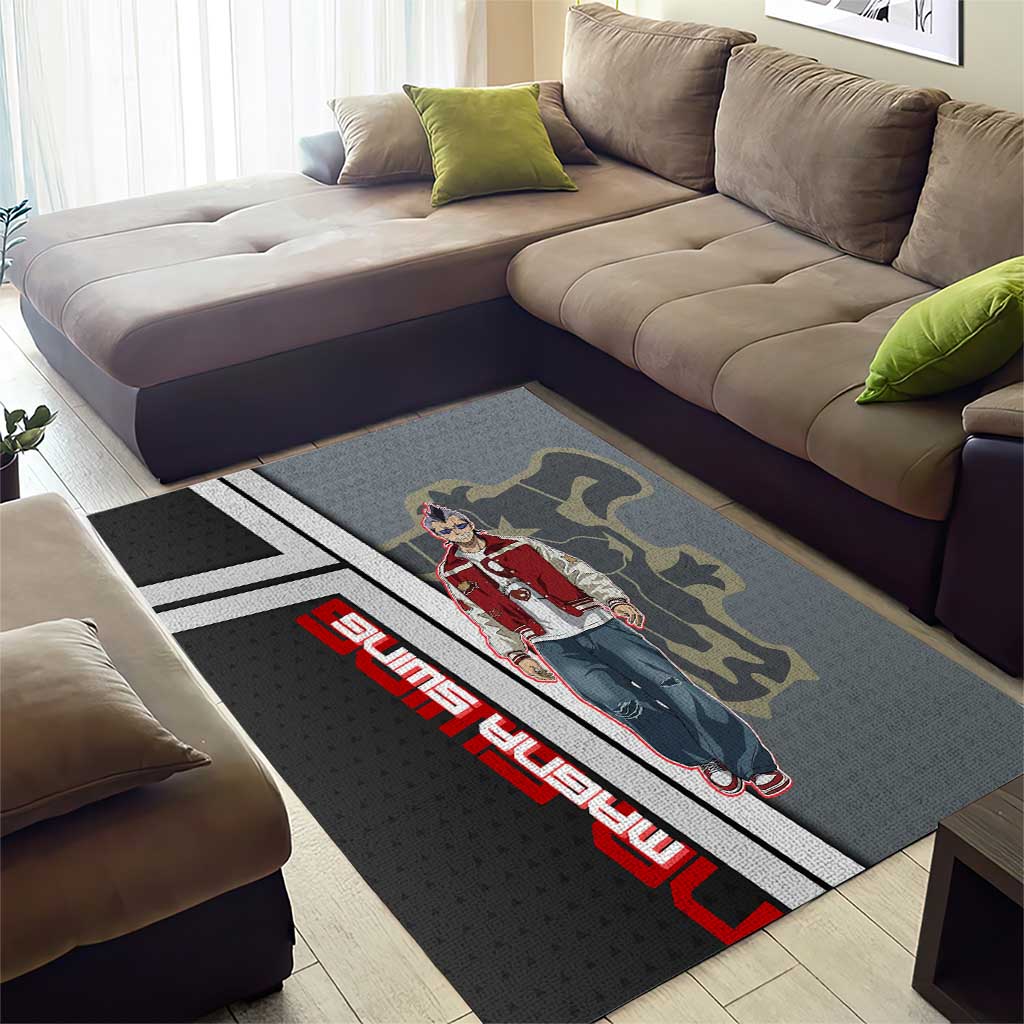 Black Clover Magna Swing Area Rug Retro Anime Street Style