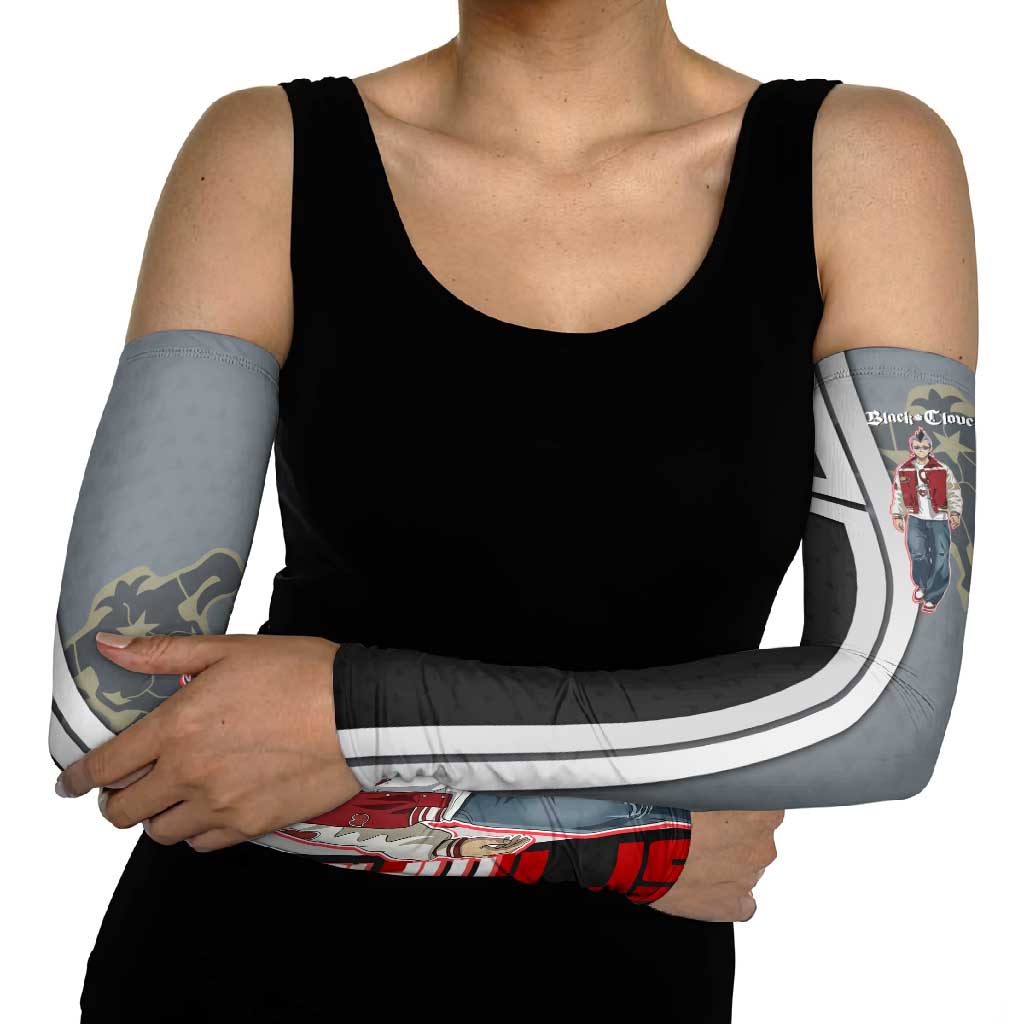 Black Clover Magna Swing Arm Sleeves Retro Anime Street Style