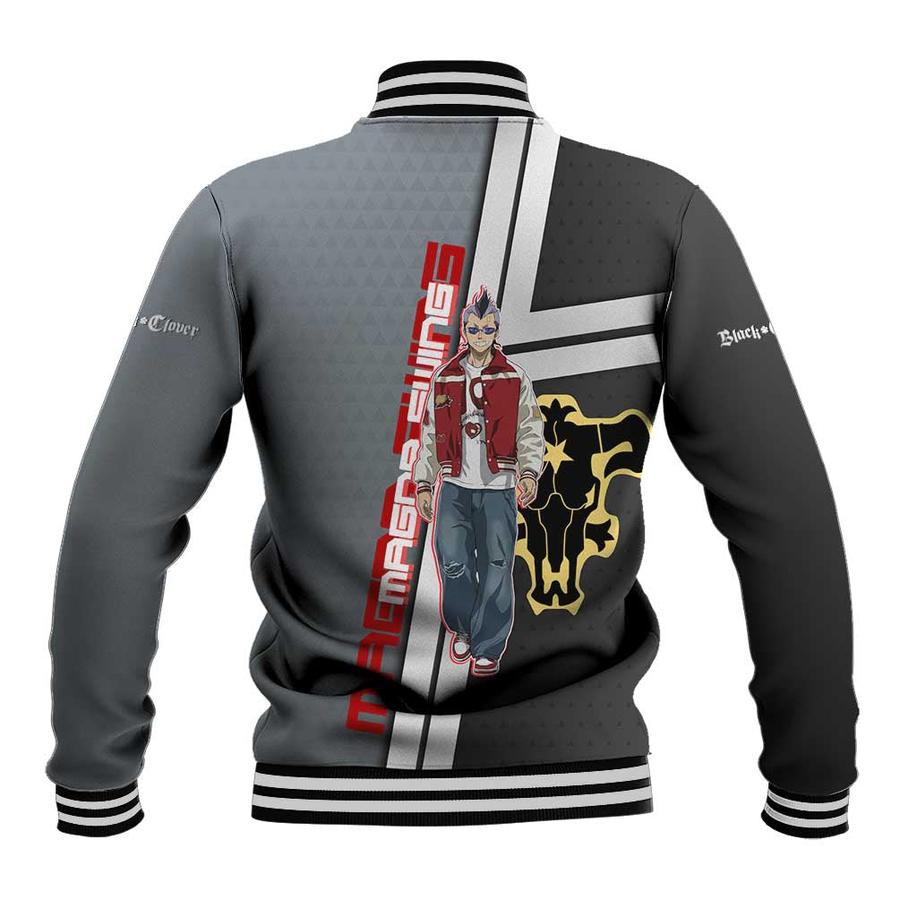Black Clover Magna Swing Baseball Jacket Retro Anime Street Style