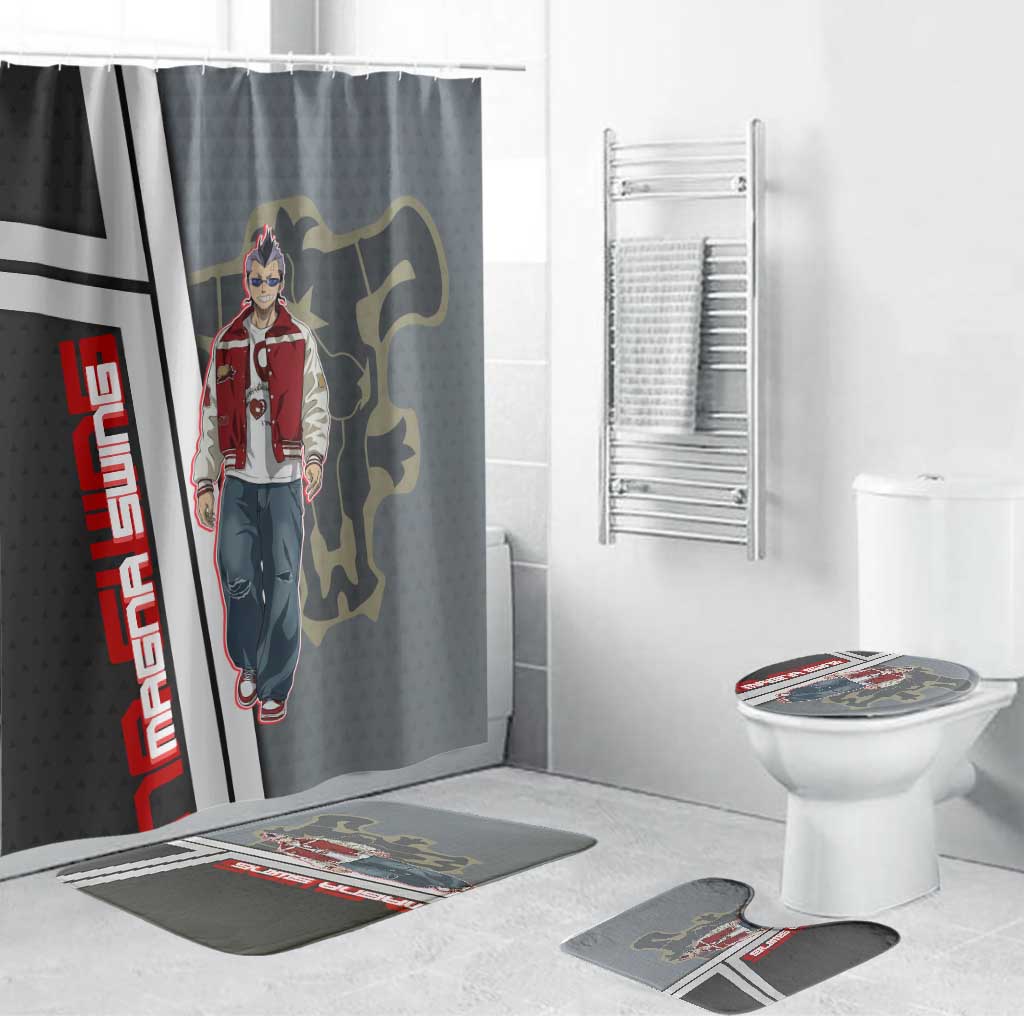 Black Clover Magna Swing Bathroom Set Retro Anime Street Style