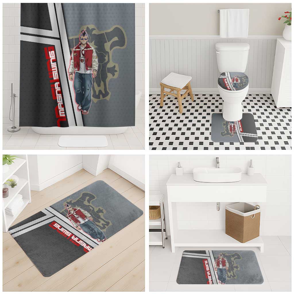 Black Clover Magna Swing Bathroom Set Retro Anime Street Style