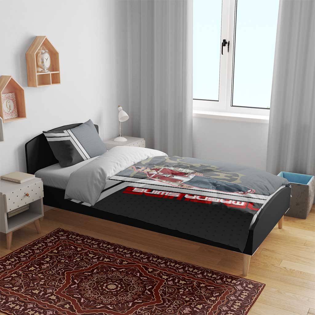 Black Clover Magna Swing Bedding Set Retro Anime Street Style