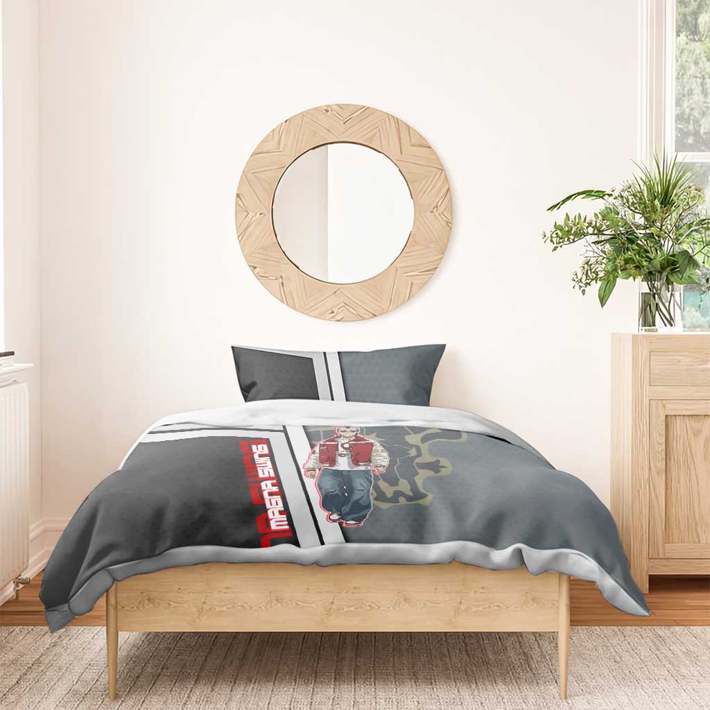Black Clover Magna Swing Bedding Set Retro Anime Street Style