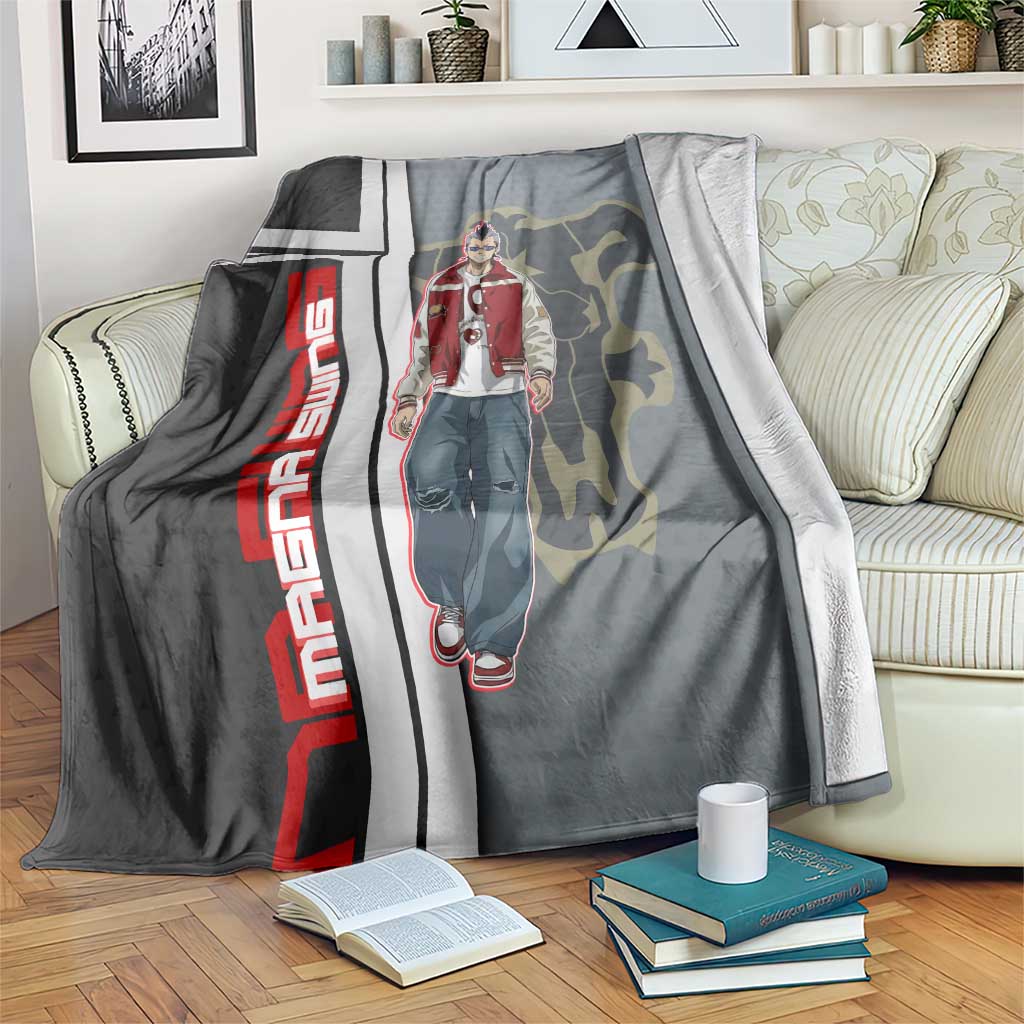 Black Clover Magna Swing Blanket Retro Anime Street Style