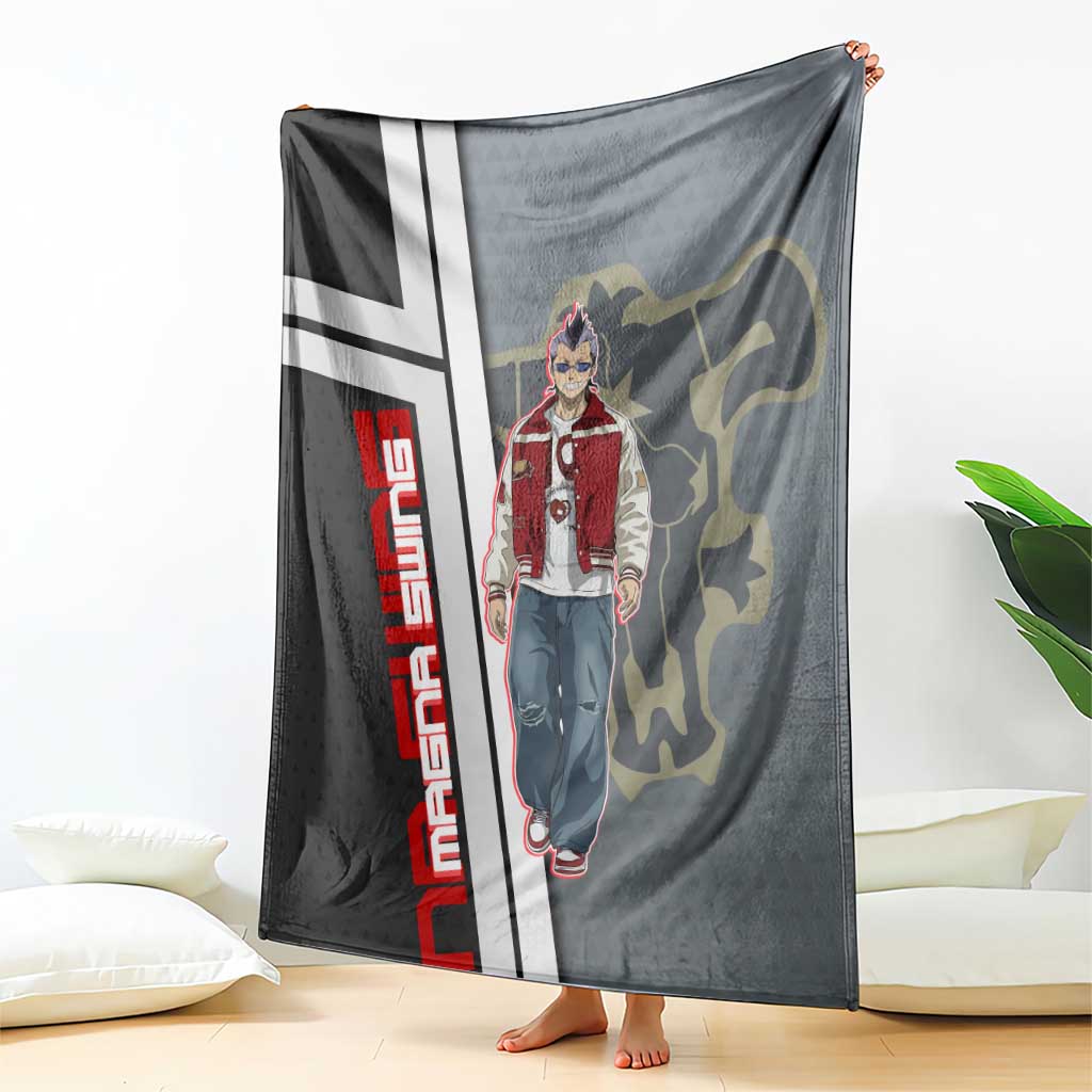 Black Clover Magna Swing Blanket Retro Anime Street Style