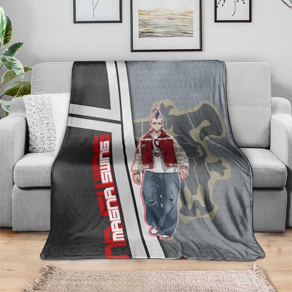 Black Clover Magna Swing Blanket Retro Anime Street Style
