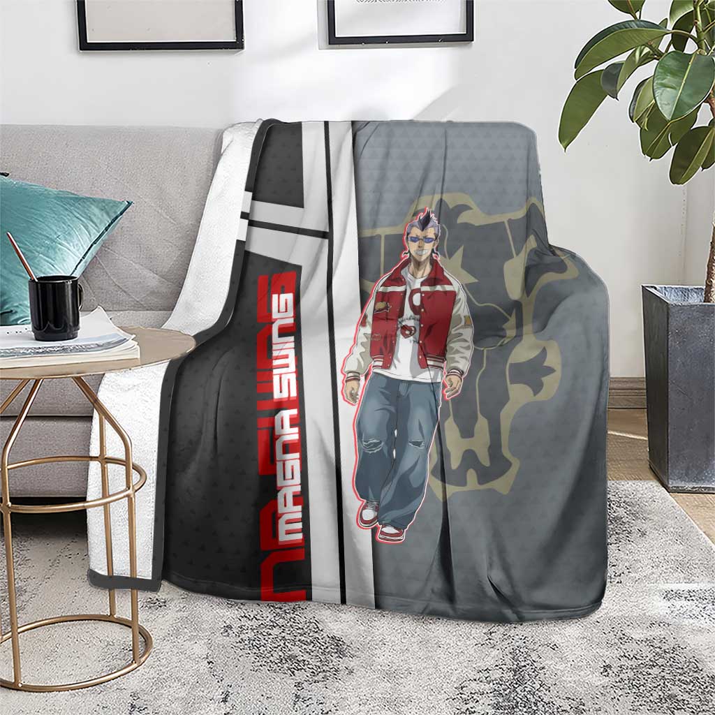 Black Clover Magna Swing Blanket Retro Anime Street Style