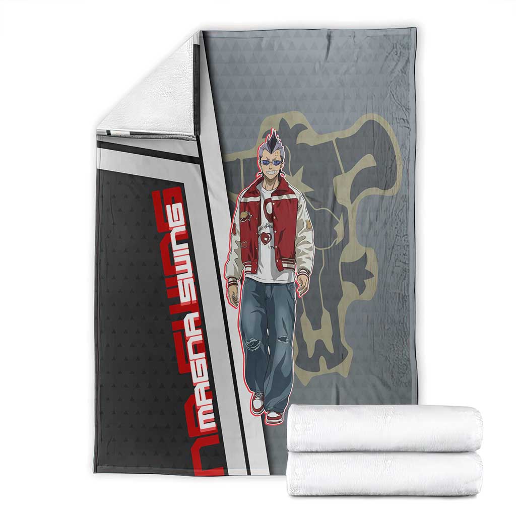 Black Clover Magna Swing Blanket Retro Anime Street Style