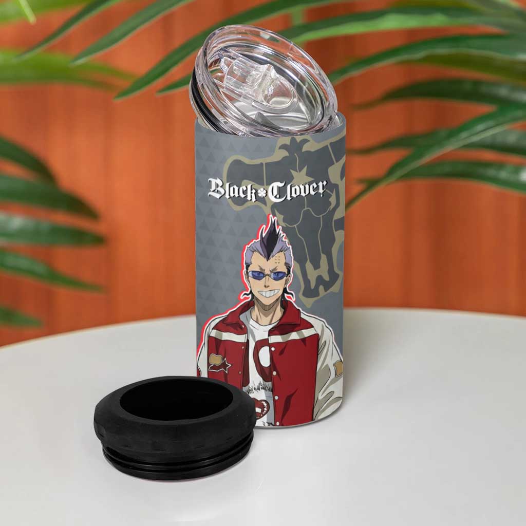 Black Clover Magna Swing 4 in 1 Can Cooler Tumbler Retro Anime Street Style