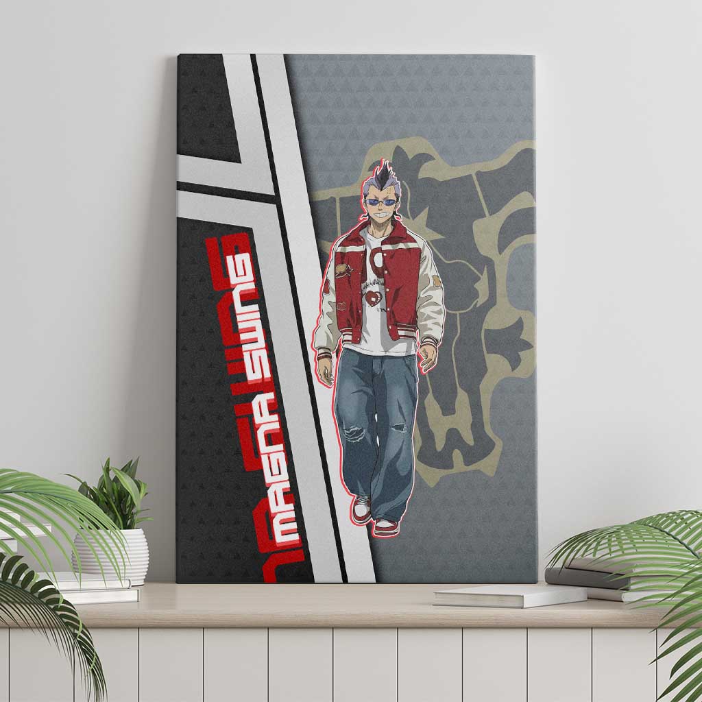 Black Clover Magna Swing Canvas Wall Art Retro Anime Street Style
