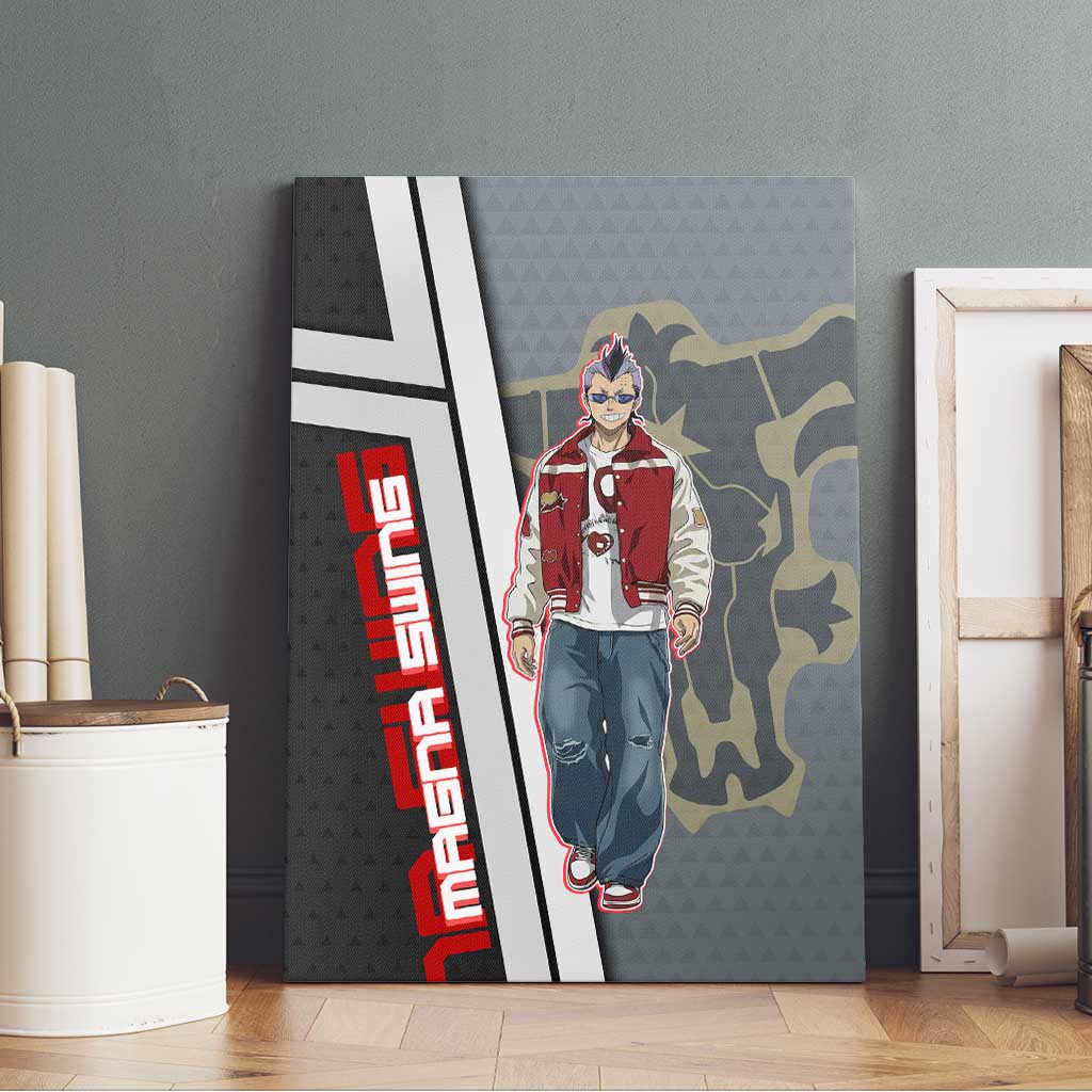 Black Clover Magna Swing Canvas Wall Art Retro Anime Street Style