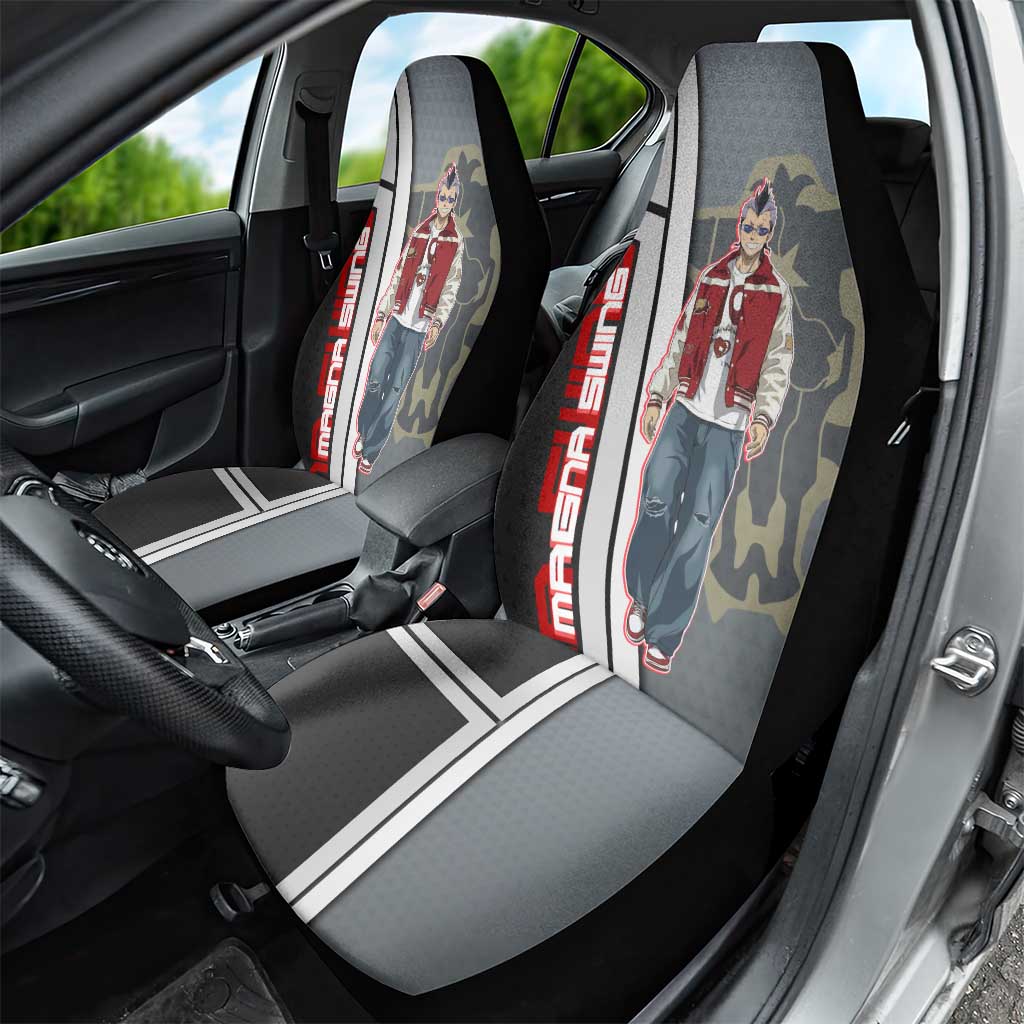 Black Clover Magna Swing Car Seat Cover Retro Anime Street Style