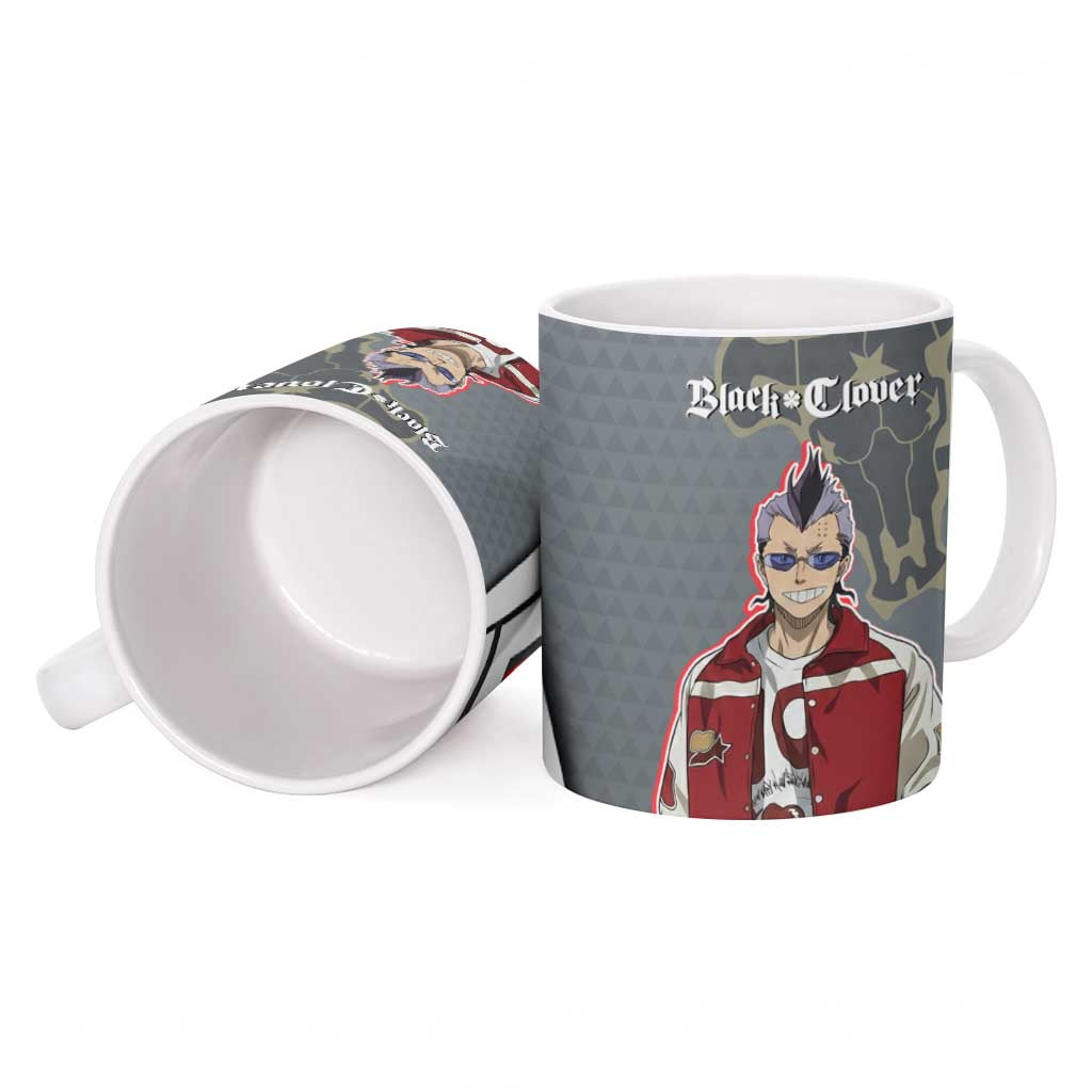 Black Clover Magna Swing Ceramic Mug Retro Anime Street Style