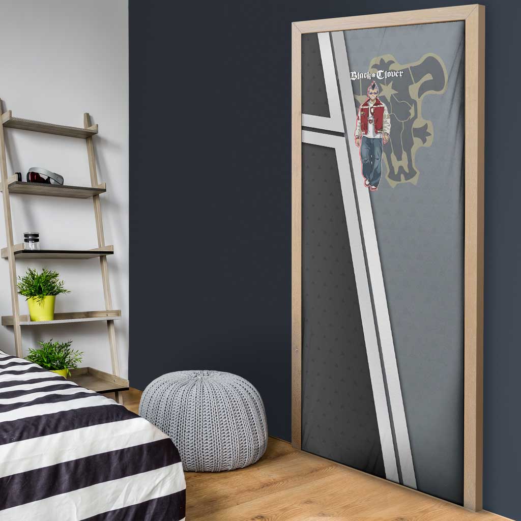 Black Clover Magna Swing Door Cover Retro Anime Street Style