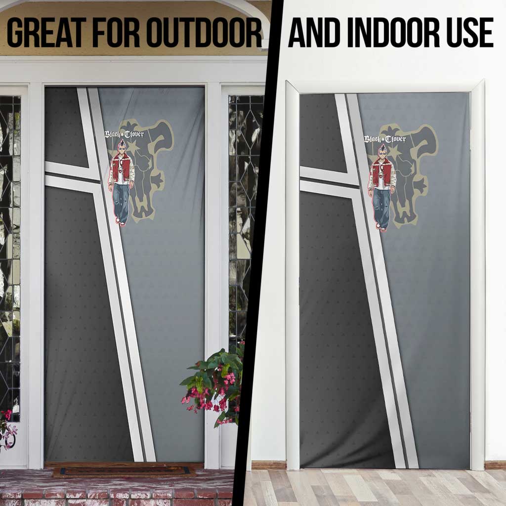 Black Clover Magna Swing Door Cover Retro Anime Street Style