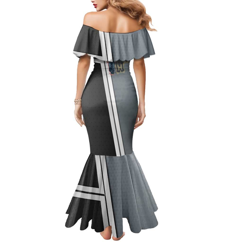 Black Clover Magna Swing Family Matching Mermaid Dress and Hawaiian Shirt Retro Anime Street Style