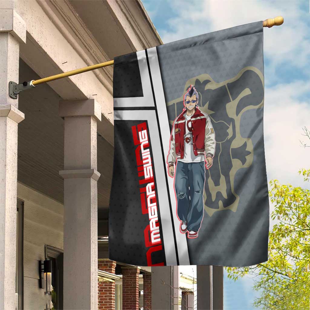 Black Clover Magna Swing Garden Flag Retro Anime Street Style