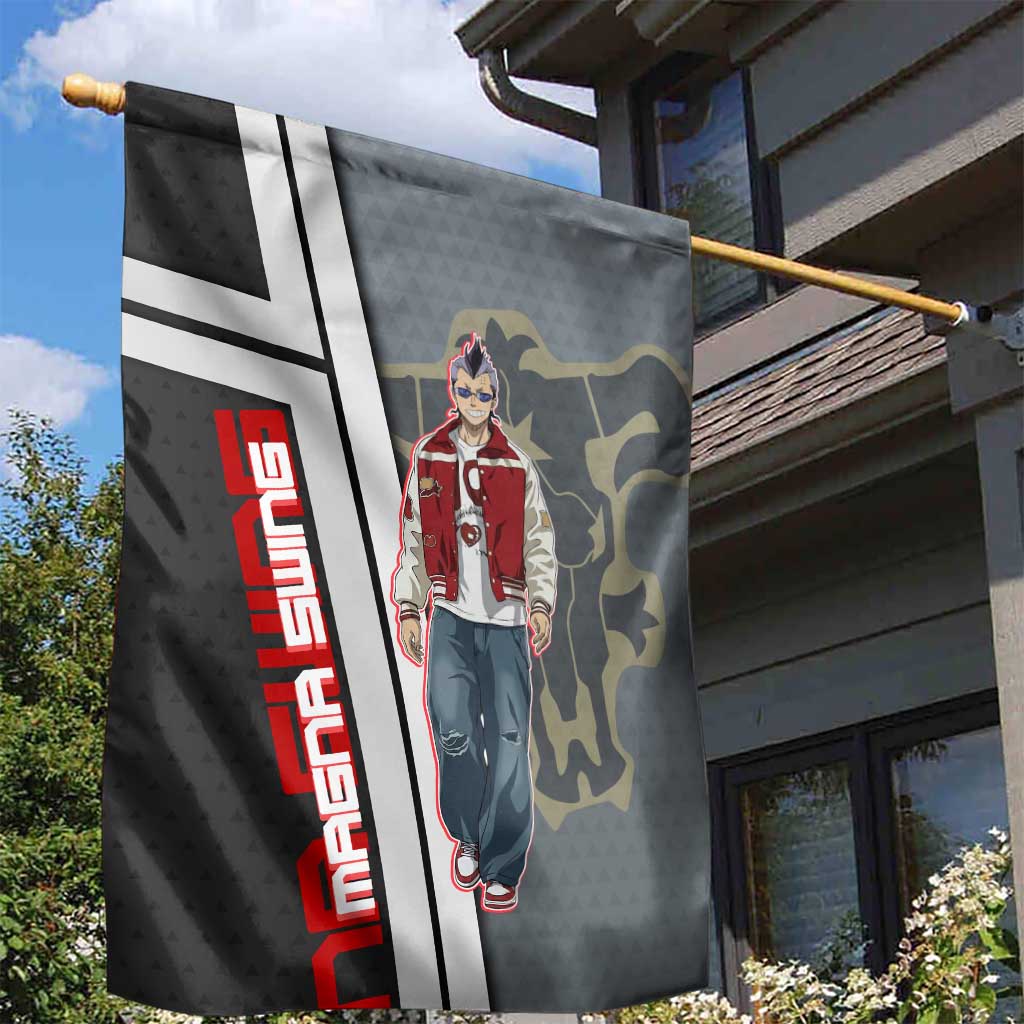 Black Clover Magna Swing Garden Flag Retro Anime Street Style
