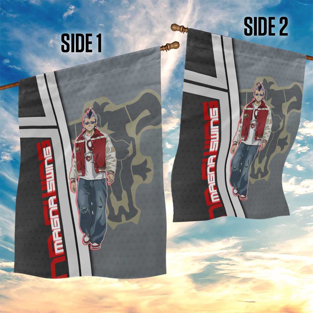 Black Clover Magna Swing Garden Flag Retro Anime Street Style