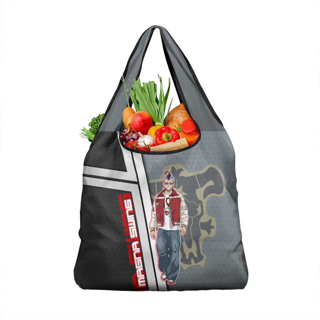 Black Clover Magna Swing Grocery Bag Retro Anime Street Style