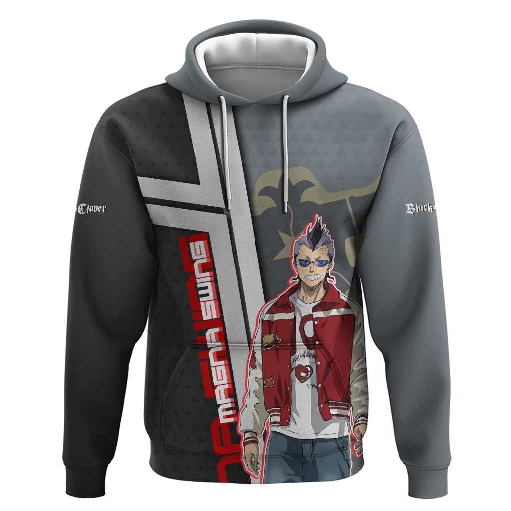 Black Clover Magna Swing Hoodie Retro Anime Street Style