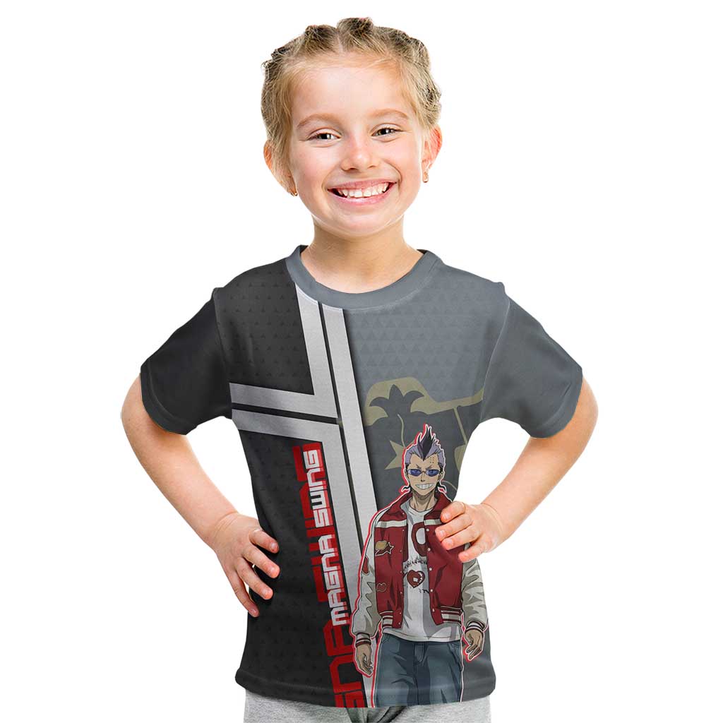 Black Clover Magna Swing Kid T Shirt Retro Anime Street Style