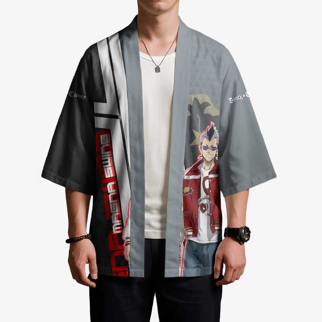 Black Clover Magna Swing Kimono Retro Anime Street Style