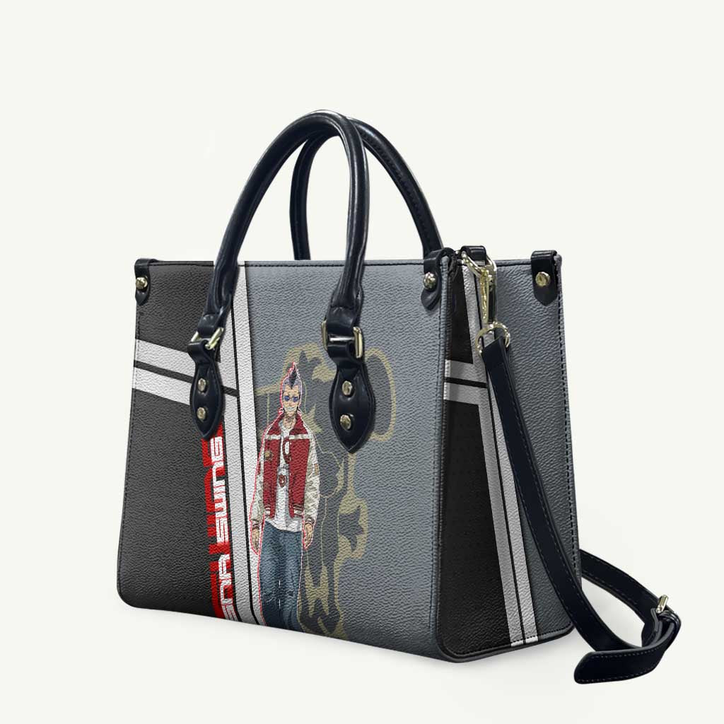 Black Clover Magna Swing Leather Bag Retro Anime Street Style