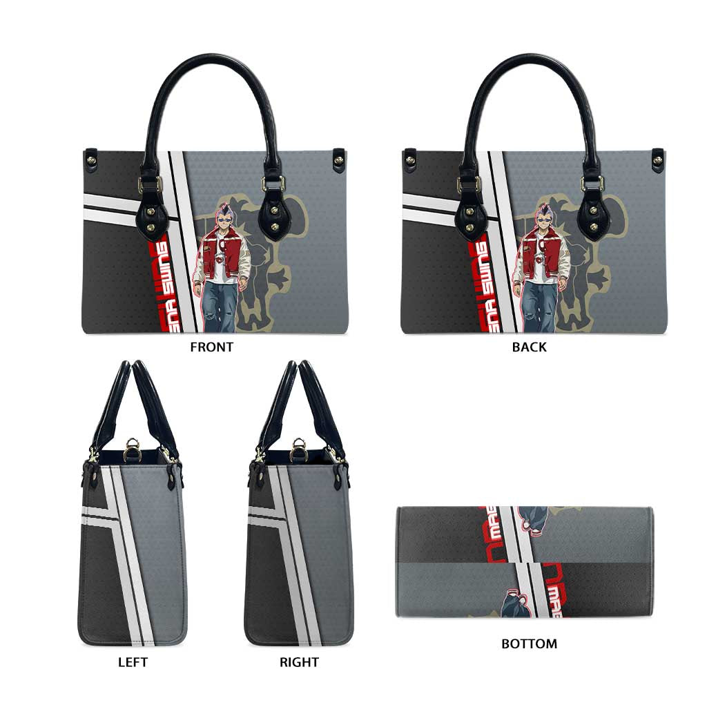 Black Clover Magna Swing Leather Bag Retro Anime Street Style