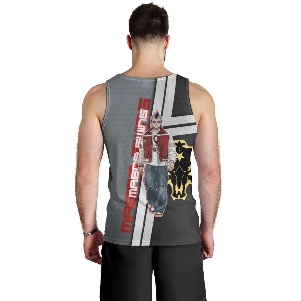 Black Clover Magna Swing Men Tank Top Retro Anime Street Style