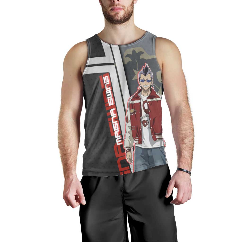 Black Clover Magna Swing Men Tank Top Retro Anime Street Style