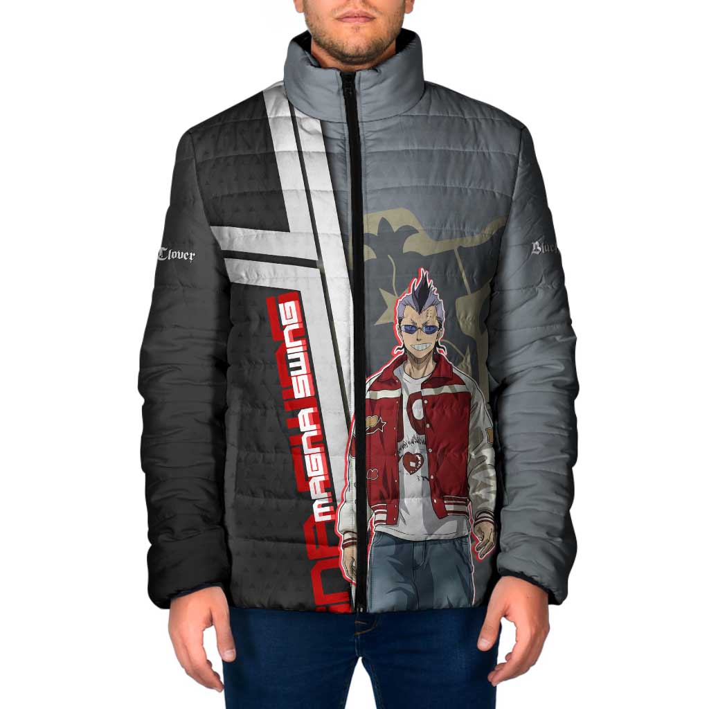 Black Clover Magna Swing Padded Jacket Retro Anime Street Style