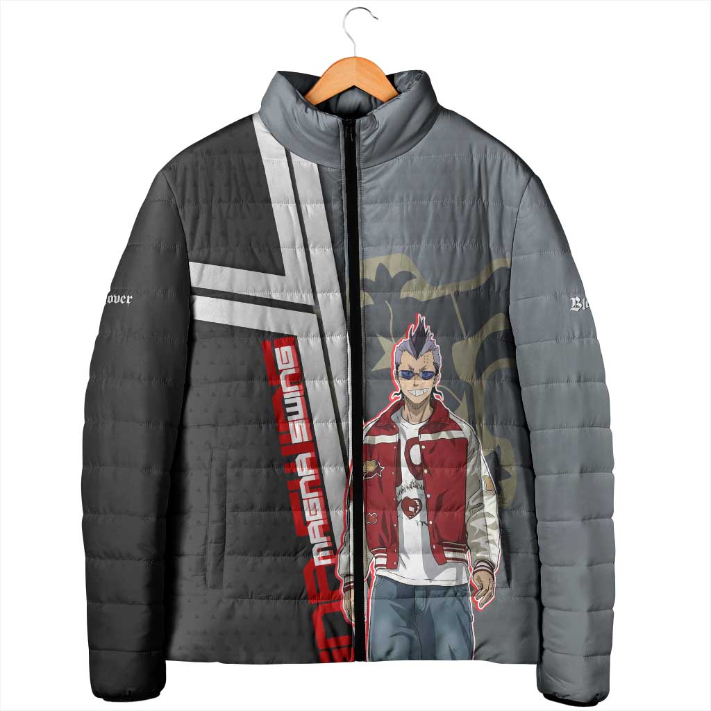 Black Clover Magna Swing Padded Jacket Retro Anime Street Style