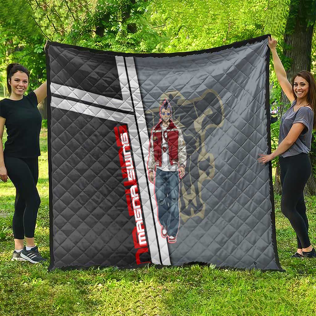 Black Clover Magna Swing Quilt Retro Anime Street Style