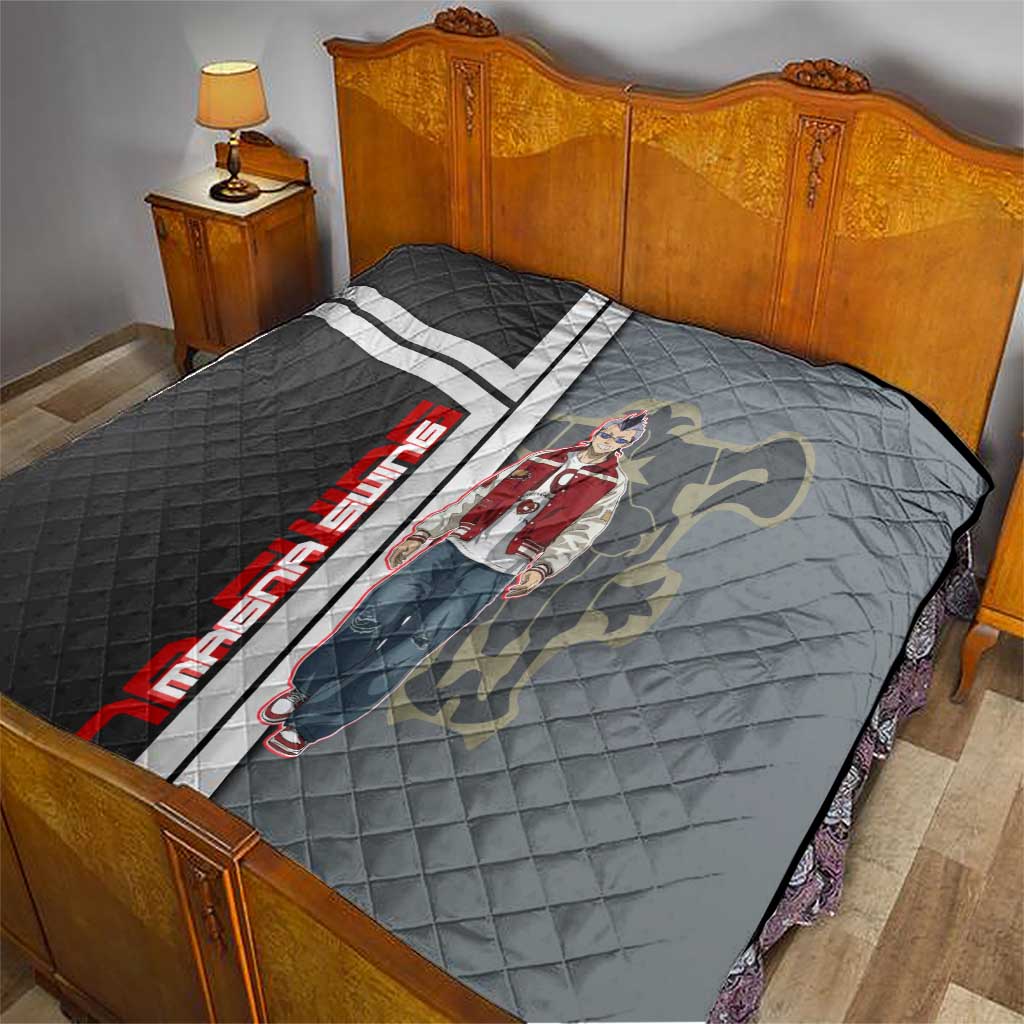 Black Clover Magna Swing Quilt Retro Anime Street Style