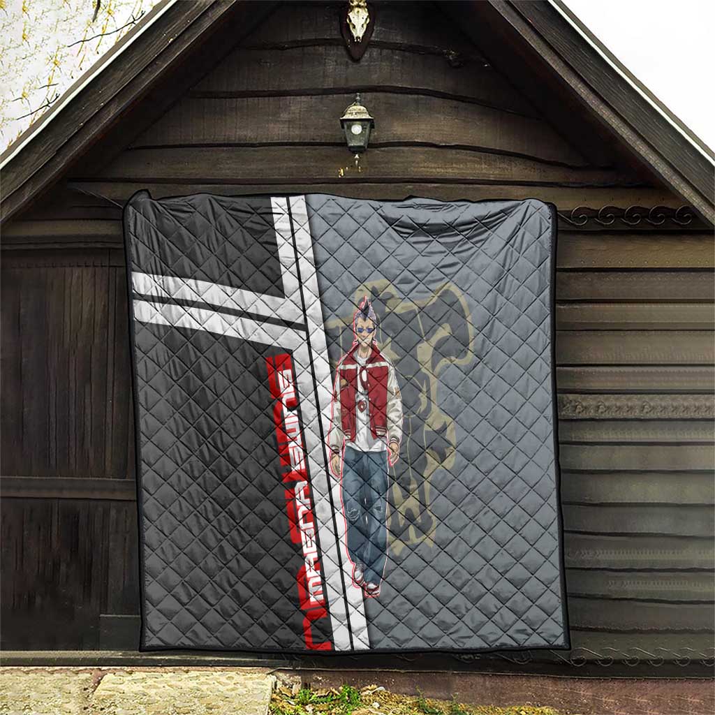 Black Clover Magna Swing Quilt Retro Anime Street Style