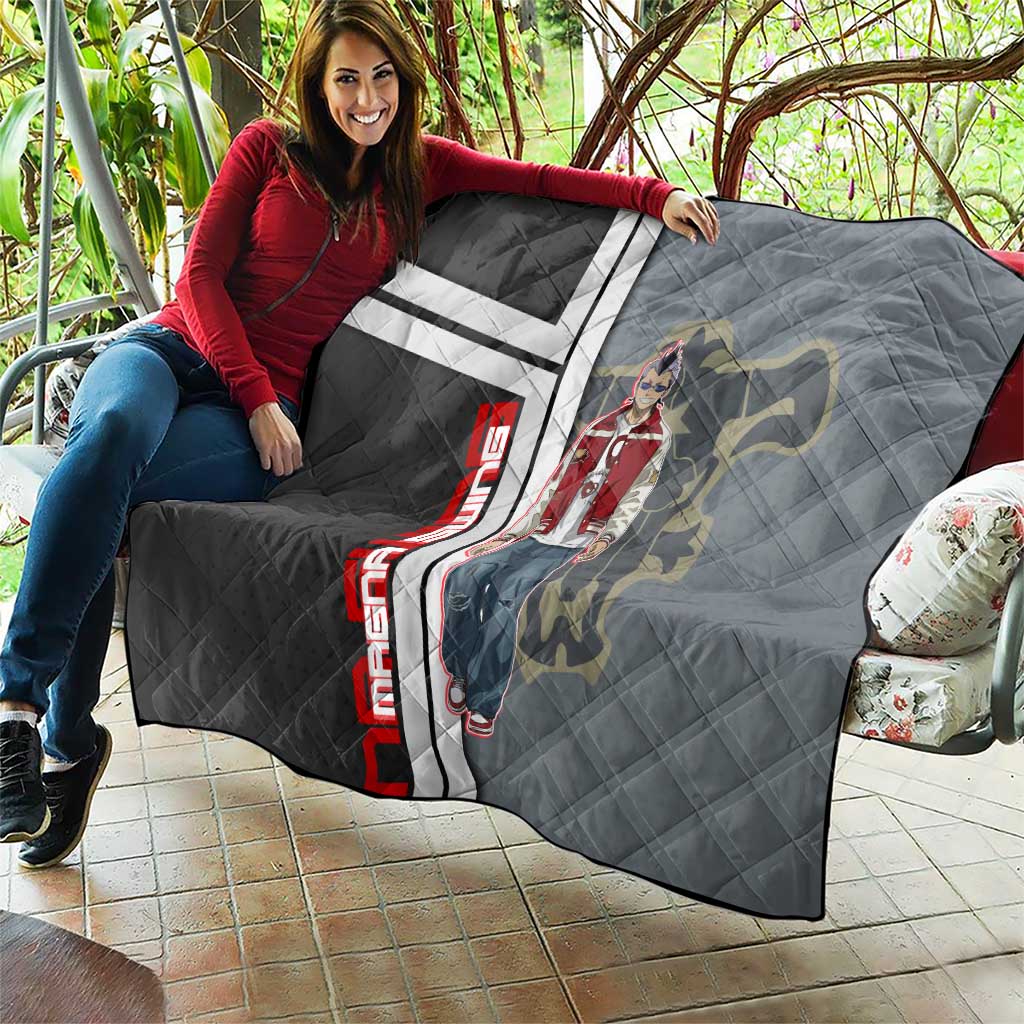 Black Clover Magna Swing Quilt Retro Anime Street Style