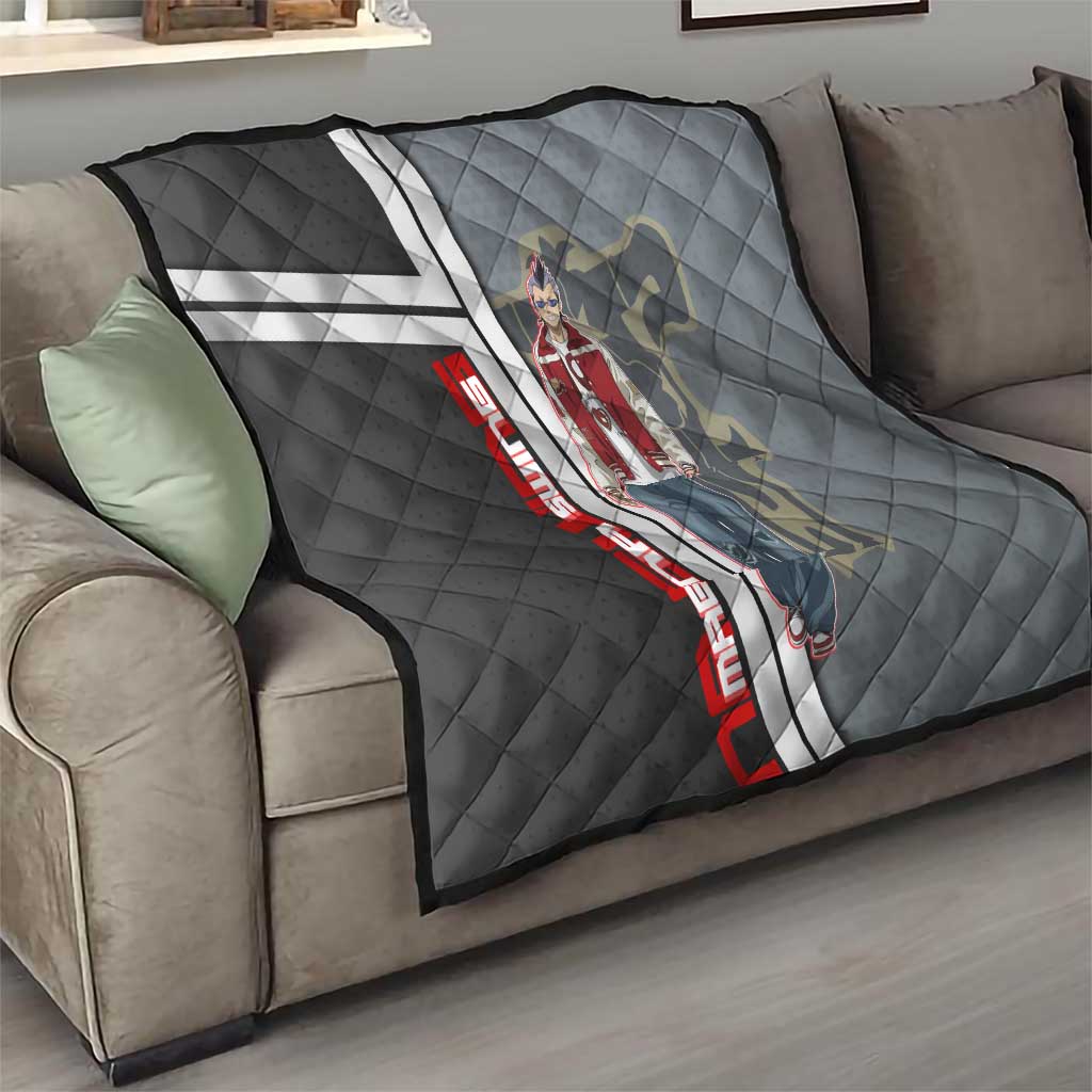 Black Clover Magna Swing Quilt Retro Anime Street Style