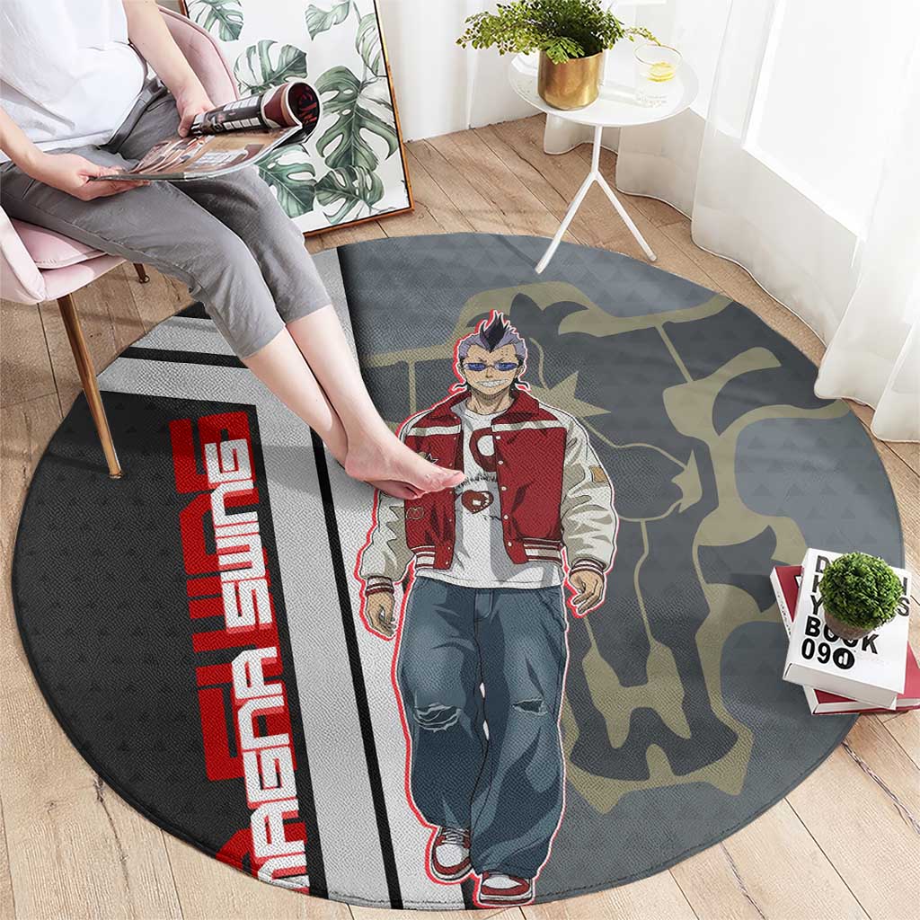 Black Clover Magna Swing Round Carpet Retro Anime Street Style