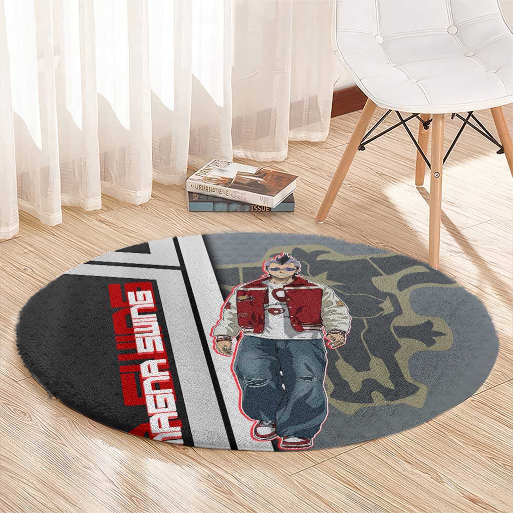 Black Clover Magna Swing Round Carpet Retro Anime Street Style