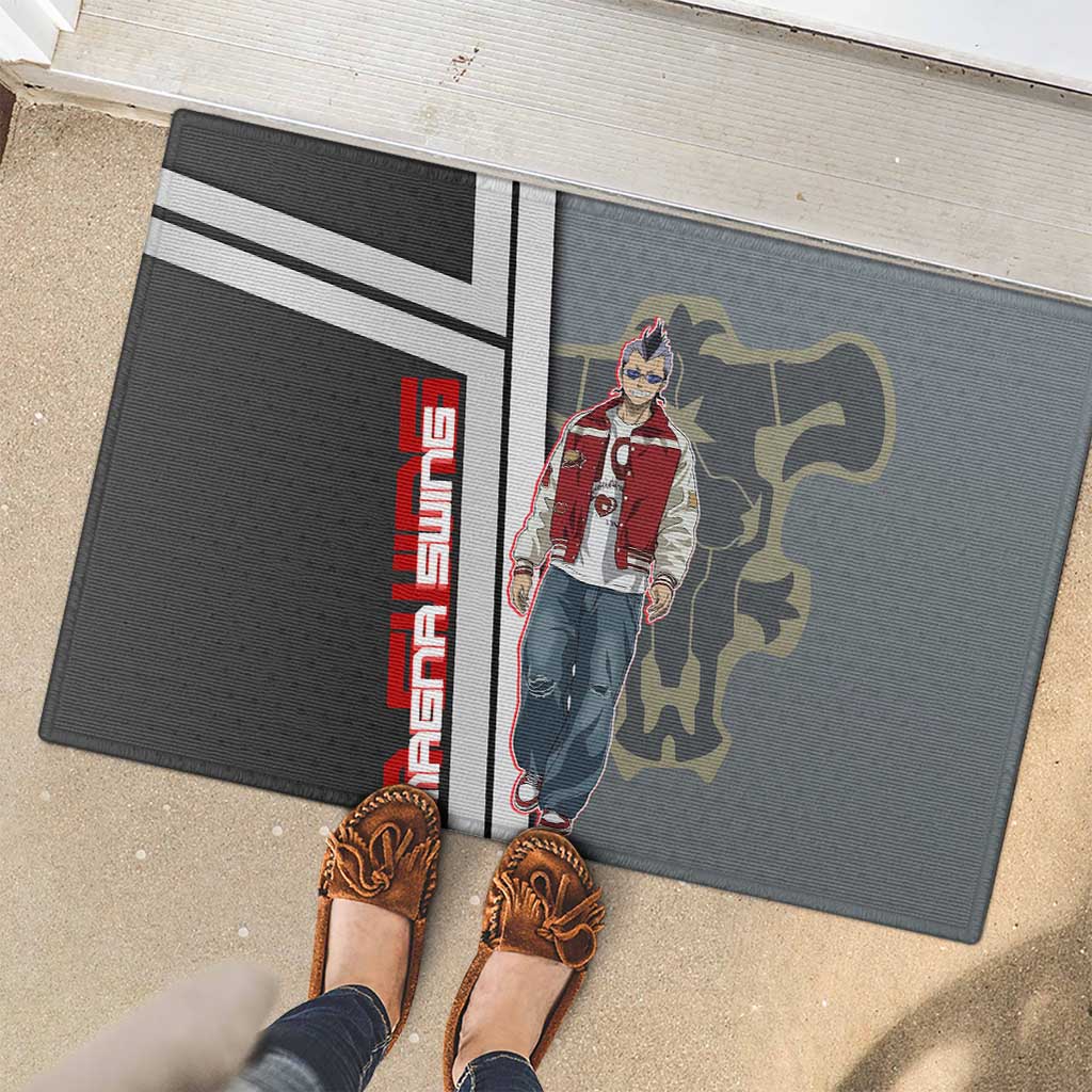 Black Clover Magna Swing Rubber Doormat Retro Anime Street Style
