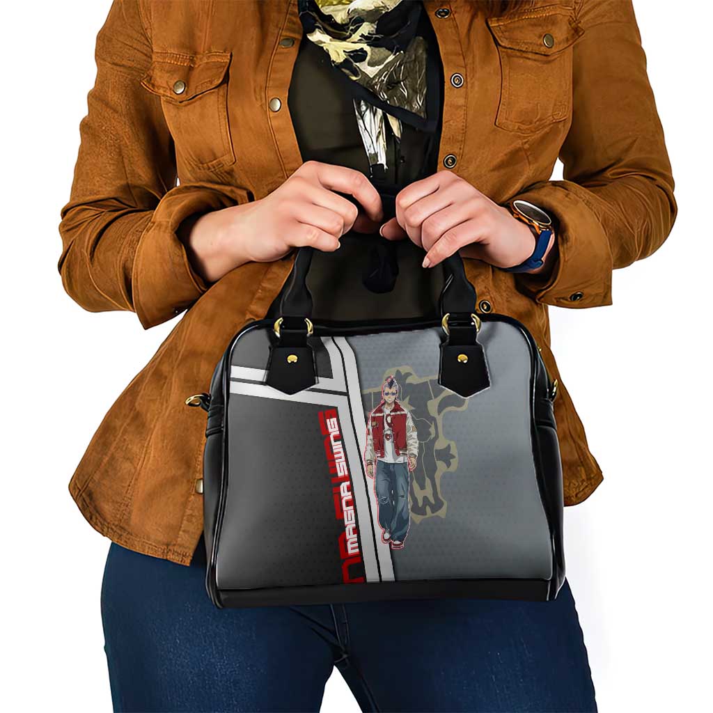Black Clover Magna Swing Shoulder Handbag Retro Anime Street Style